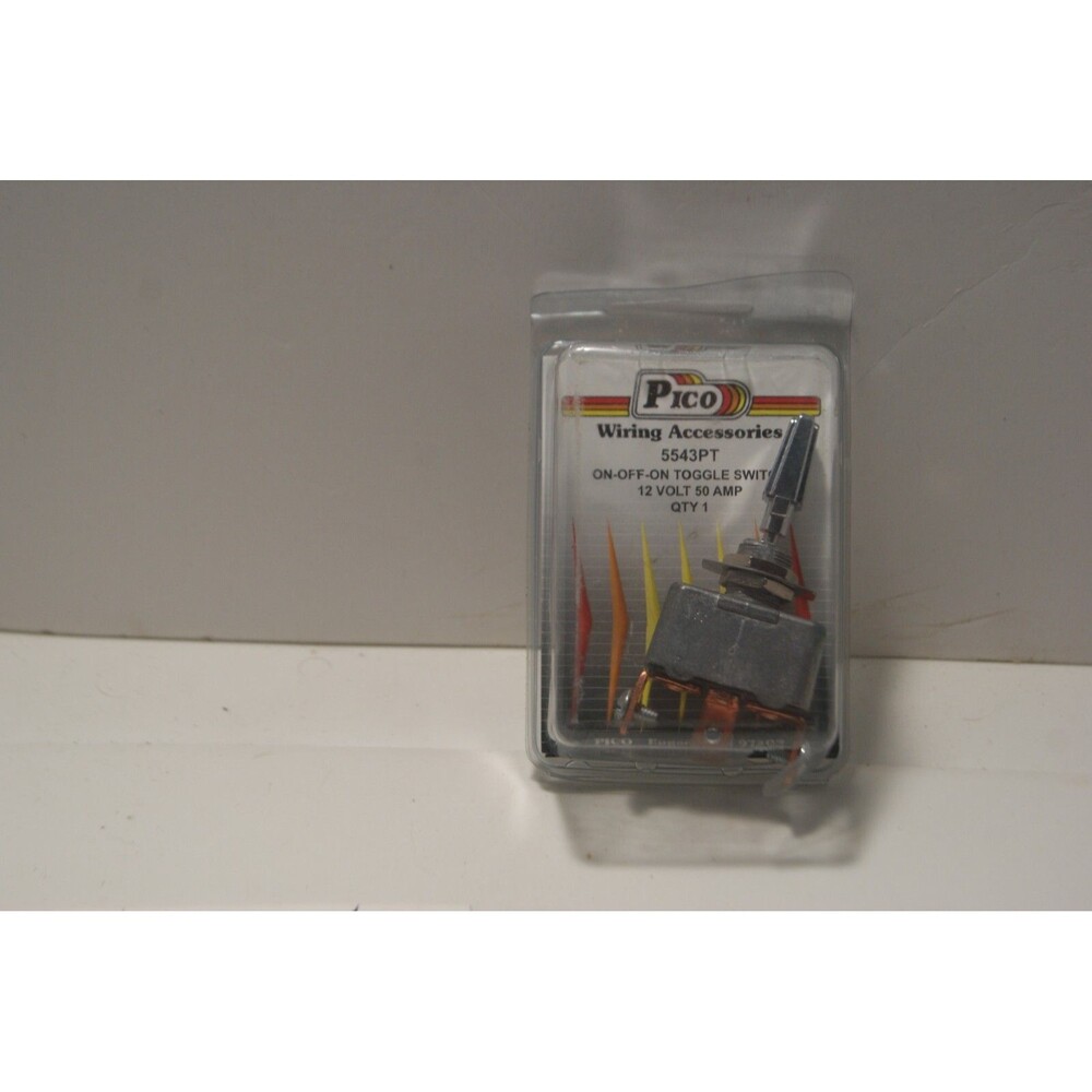Pico 5543PT 6-12 Volt 50 Amp Heavy Duty On-Off Toggle Switch New Sealed